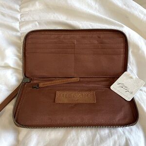 Free People Distressed Wristlet Wallet